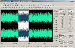 AudioEdit audio editing software screenshot